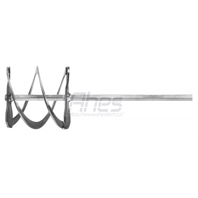 Spirálová míchací metla Ø100mm/6-hraný - bez prstence